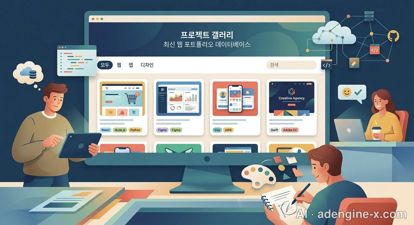 노션 프로젝트 갤러리 뷰 사진 3