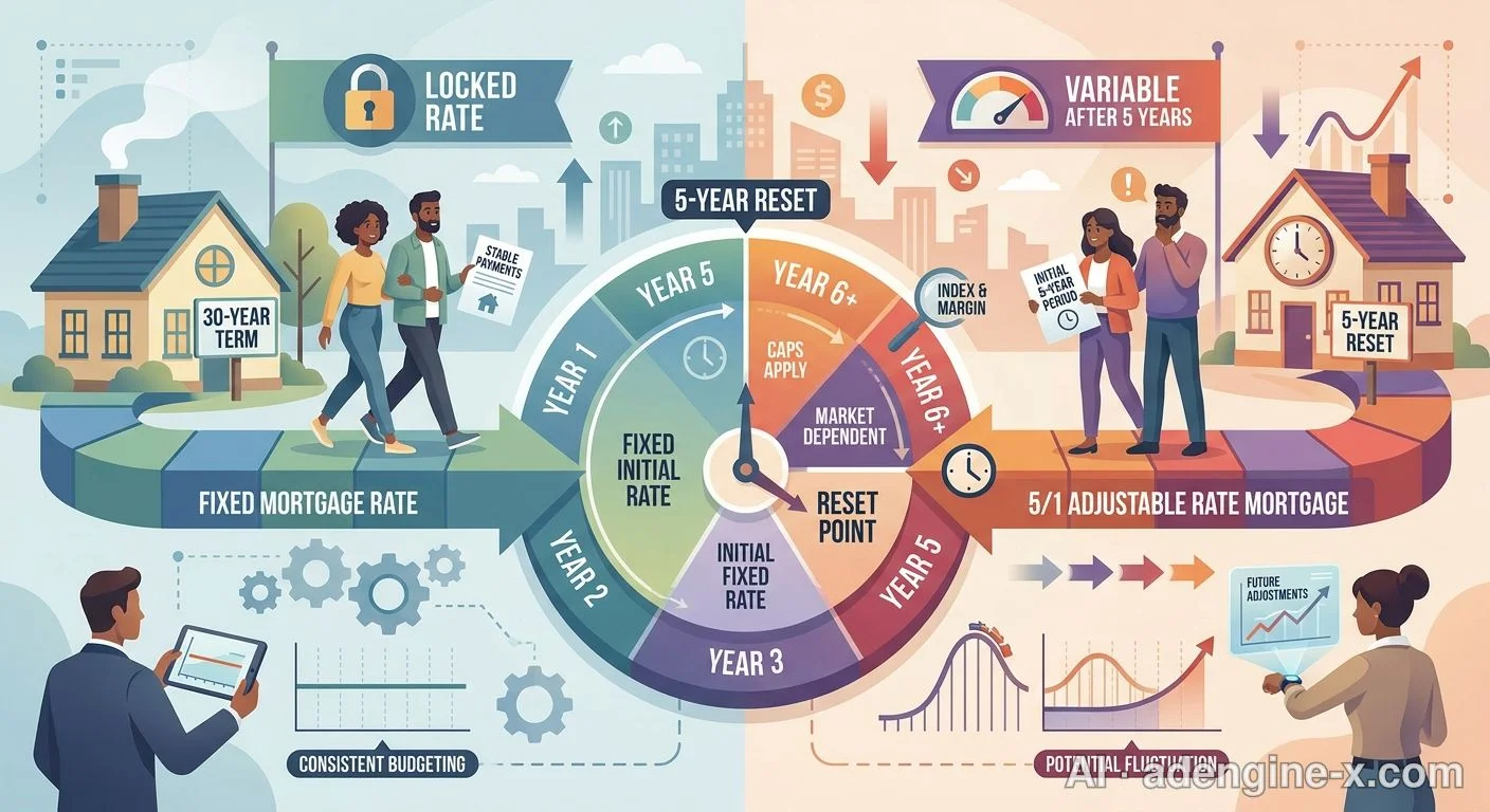 Fixed versus adjustable mortgage compari 사진 5