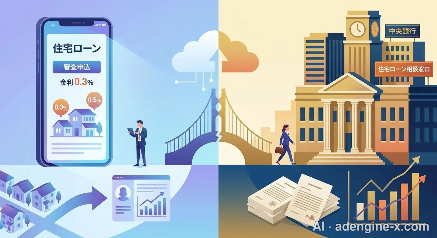 ネット銀行とメガバンクの融資スペック比較 사진 2