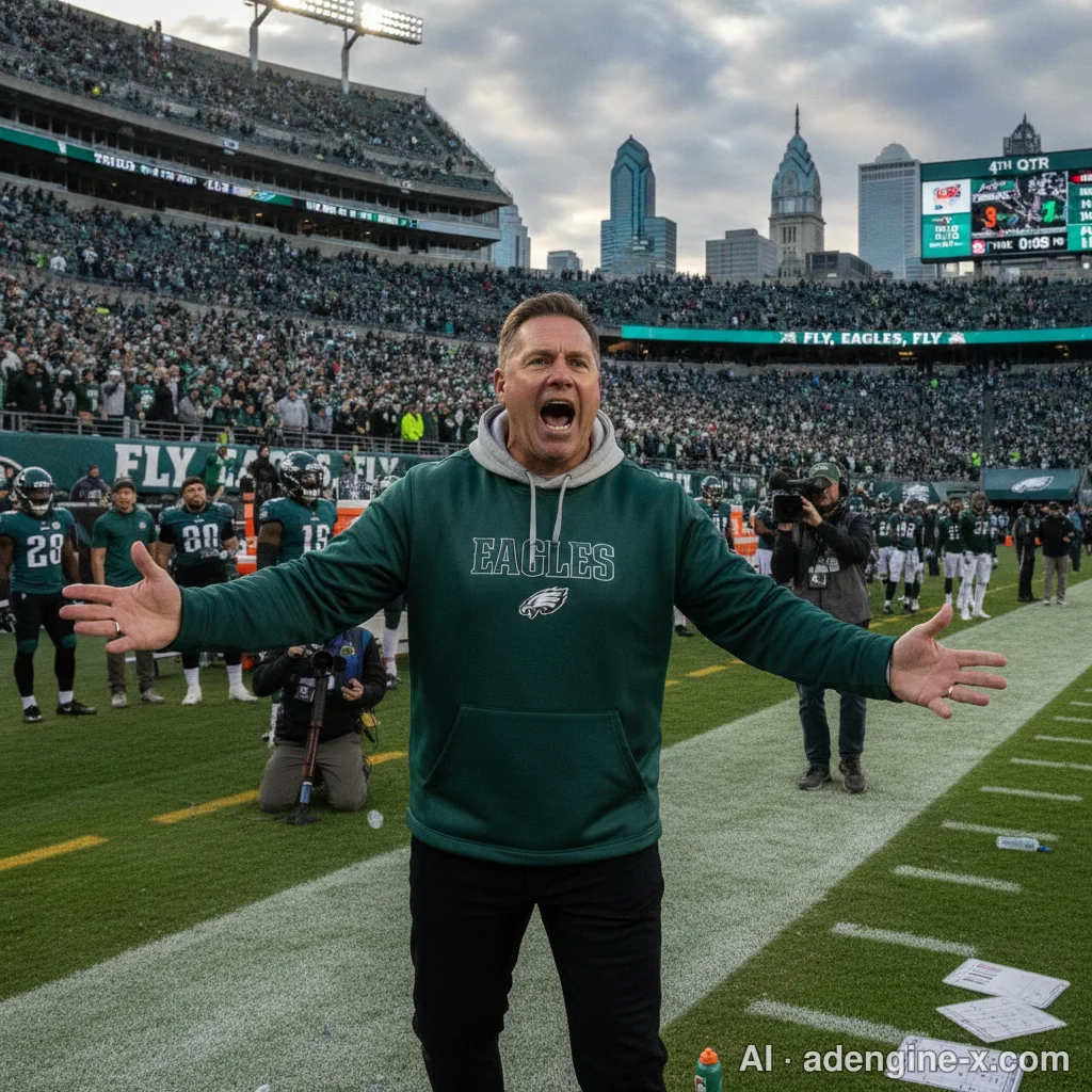 Coach Sirianni's passionate sideline leadership photo 4