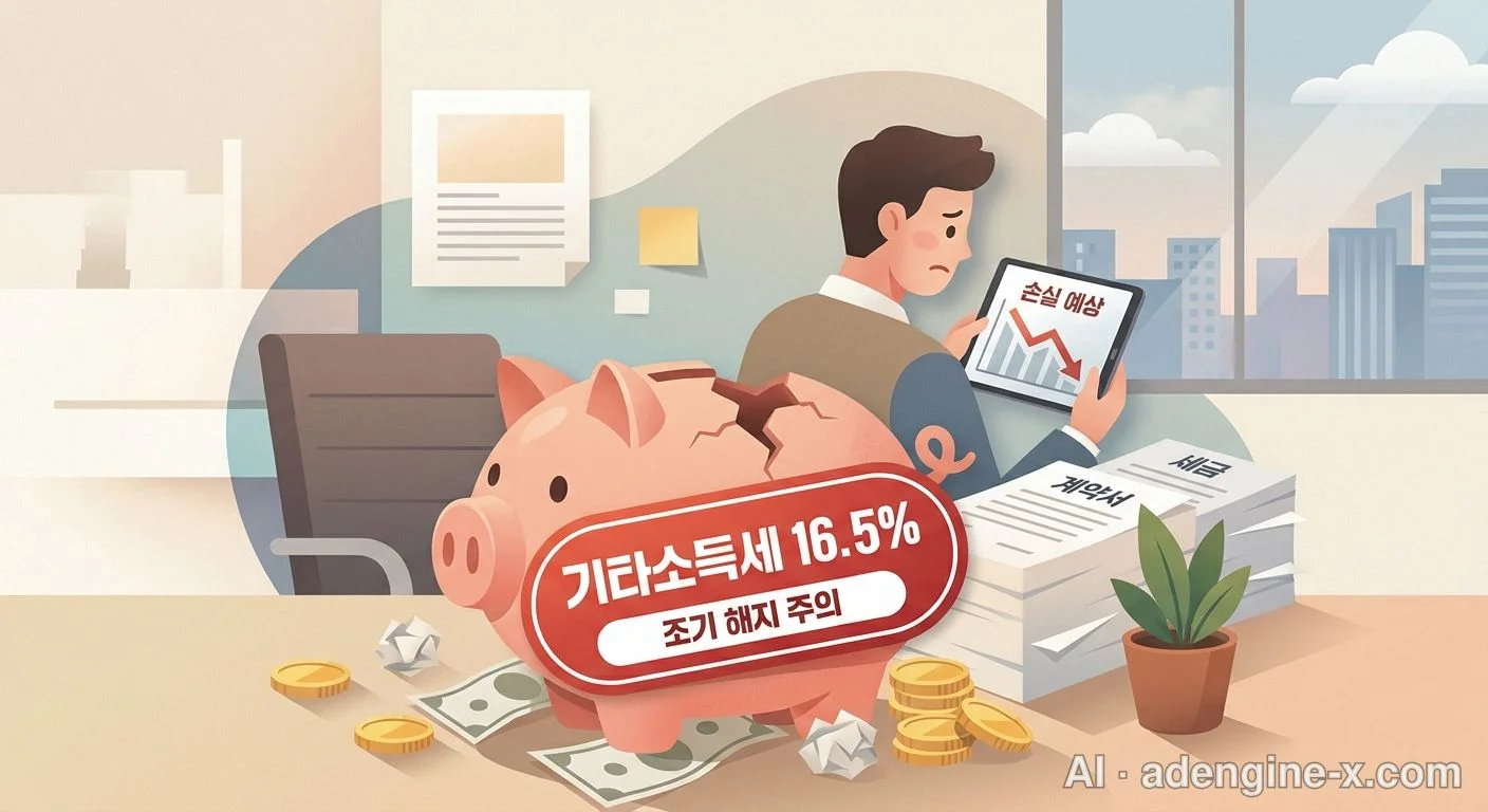 IRP 중도해지 기타소득세 경고 사진 7