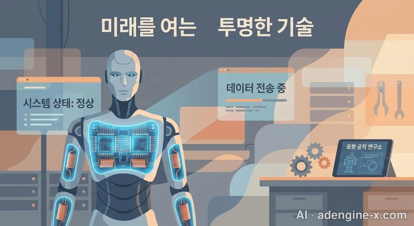 휴머노이드 로봇 내부 전자 장치 사진 6