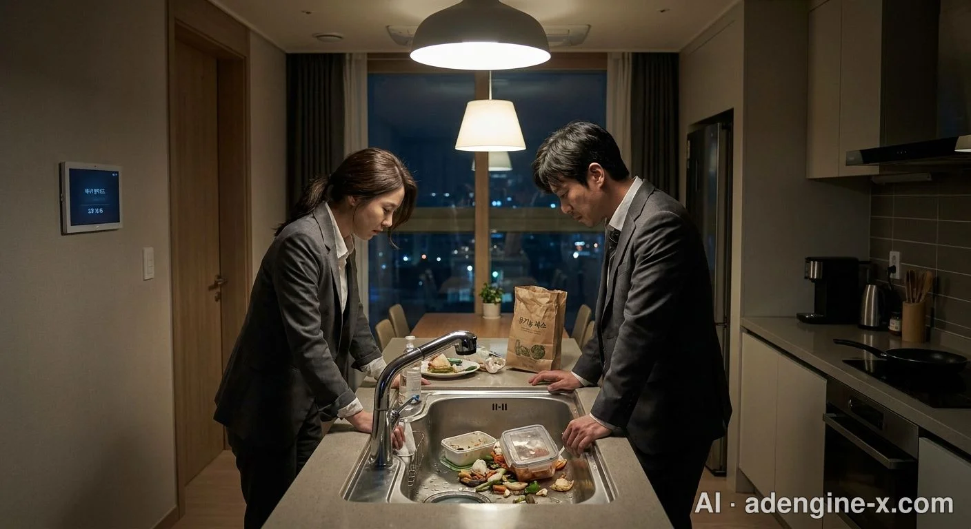 음식물 쓰레기로 지친 맞벌이 부부 사진 1