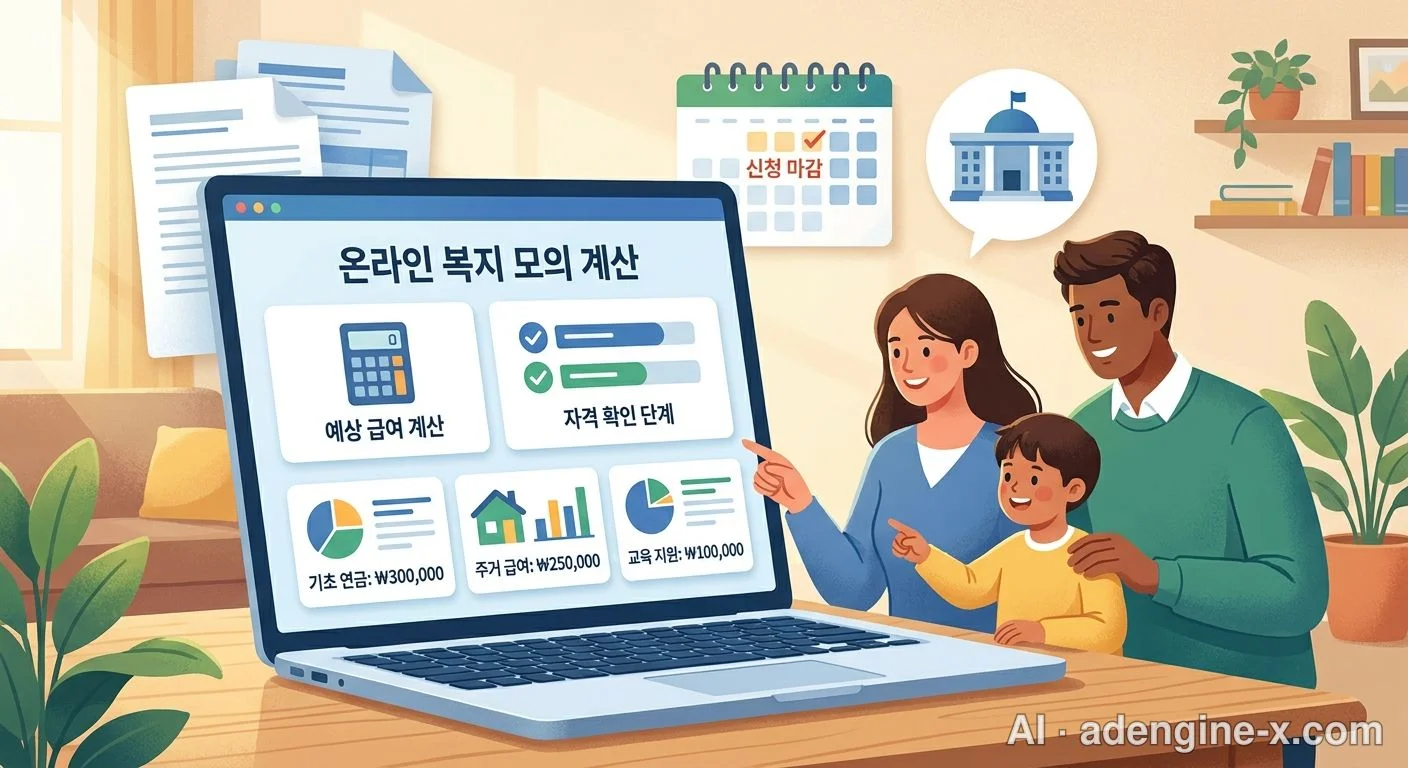 기초연금 모의계산 화면 사진 3