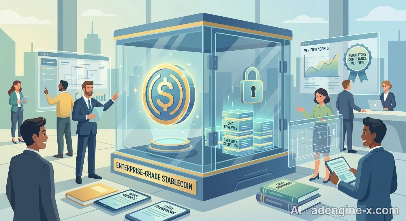 Enterprise-grade stablecoin illustration 사진 3