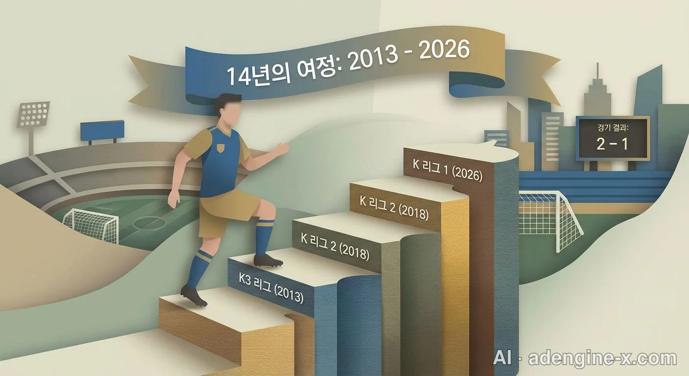 K리그 승격 여정 일러스트 사진 2