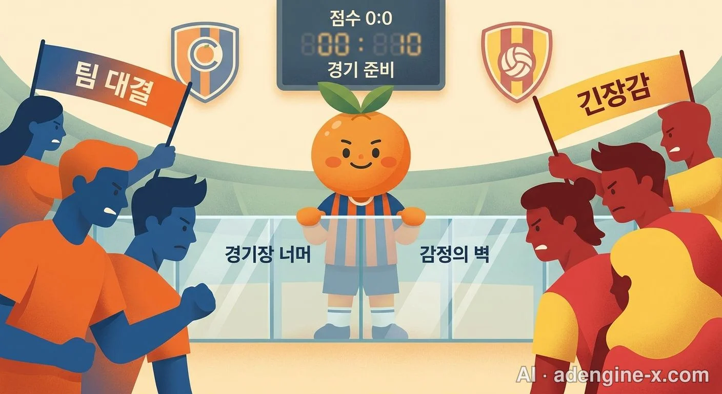 라이벌 갈등과 구단 마스코트 사진 3