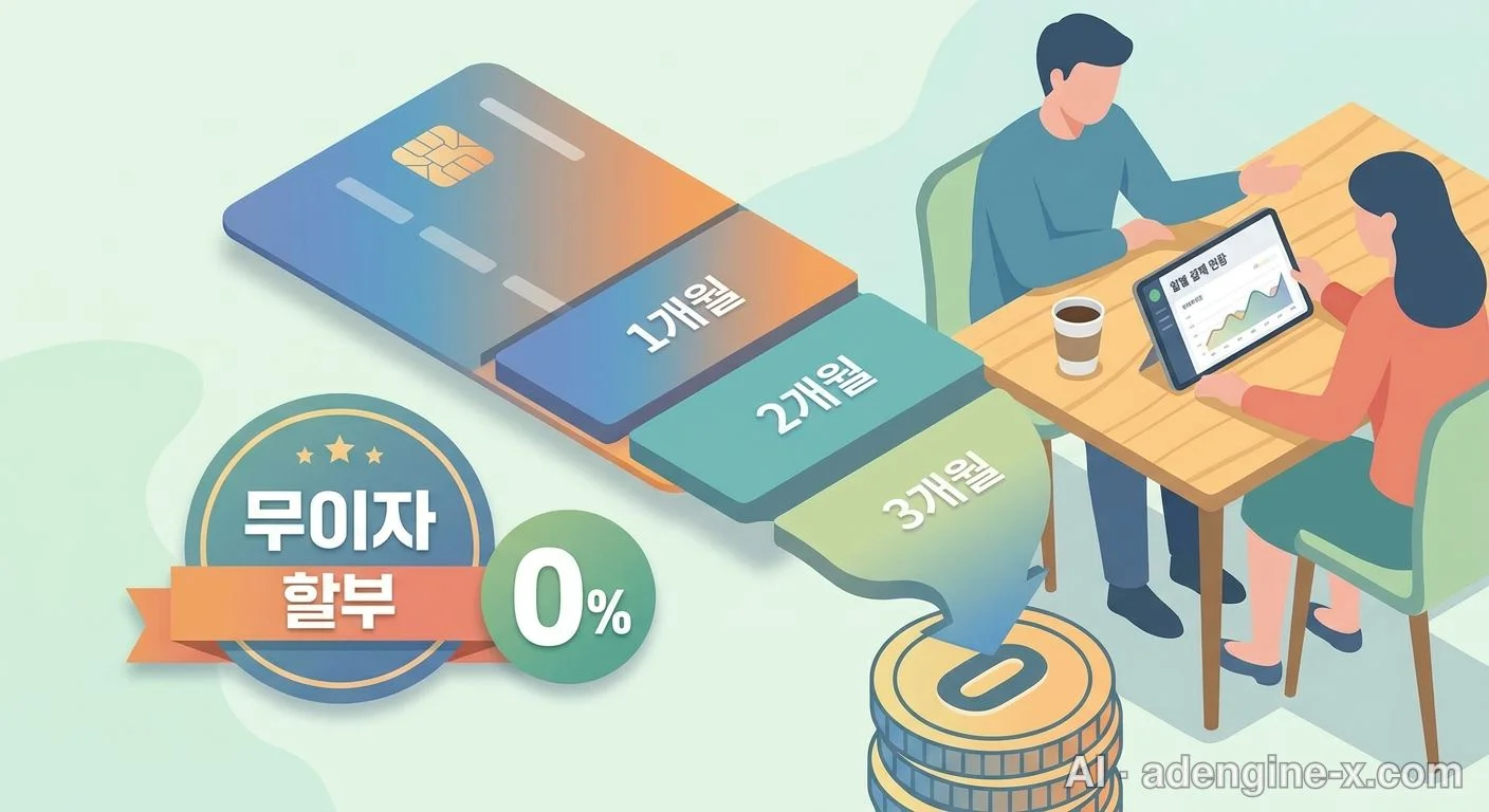 신용카드 무이자 할부 개념 사진 4