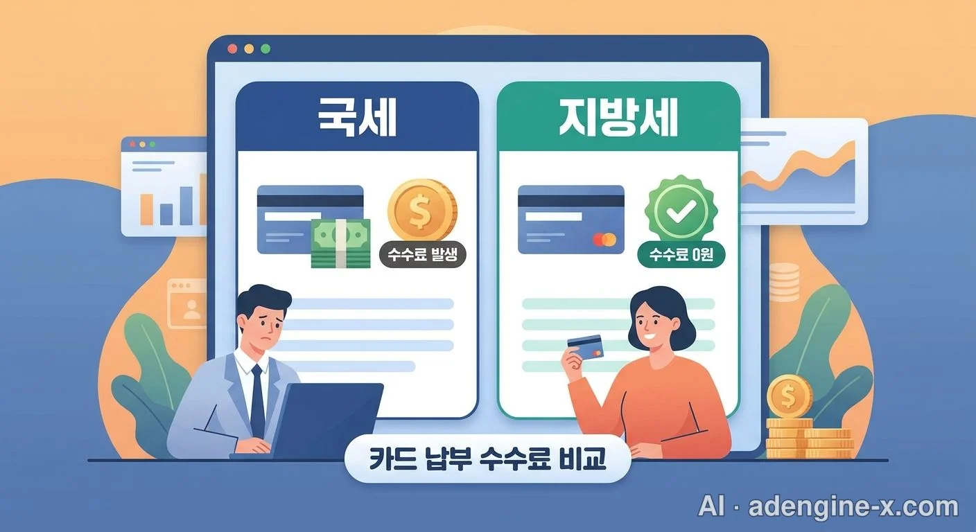 국세와 지방세 카드 수수료 비교 사진 2