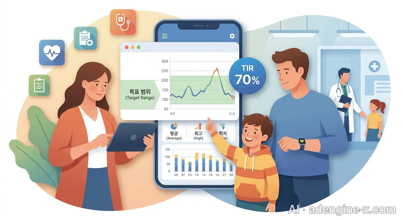 목표 범위 내 시간 TIR 70% 혈당 관리 사진 4