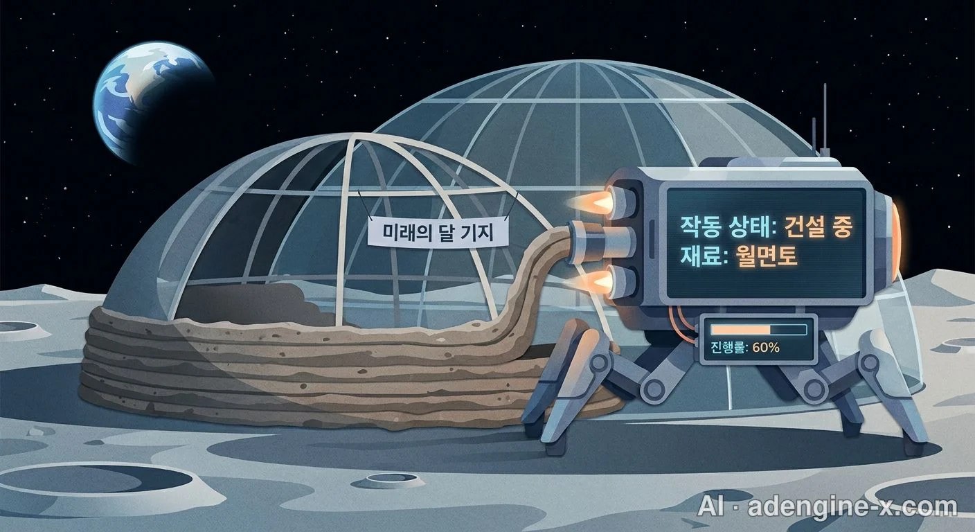 월면토 기반 달 기지 3D 프린팅 사진 5