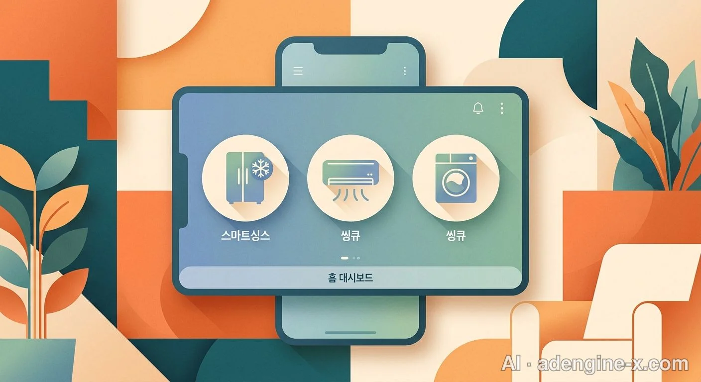 스마트홈 가전 연동 앱 인터페이스 사진 1