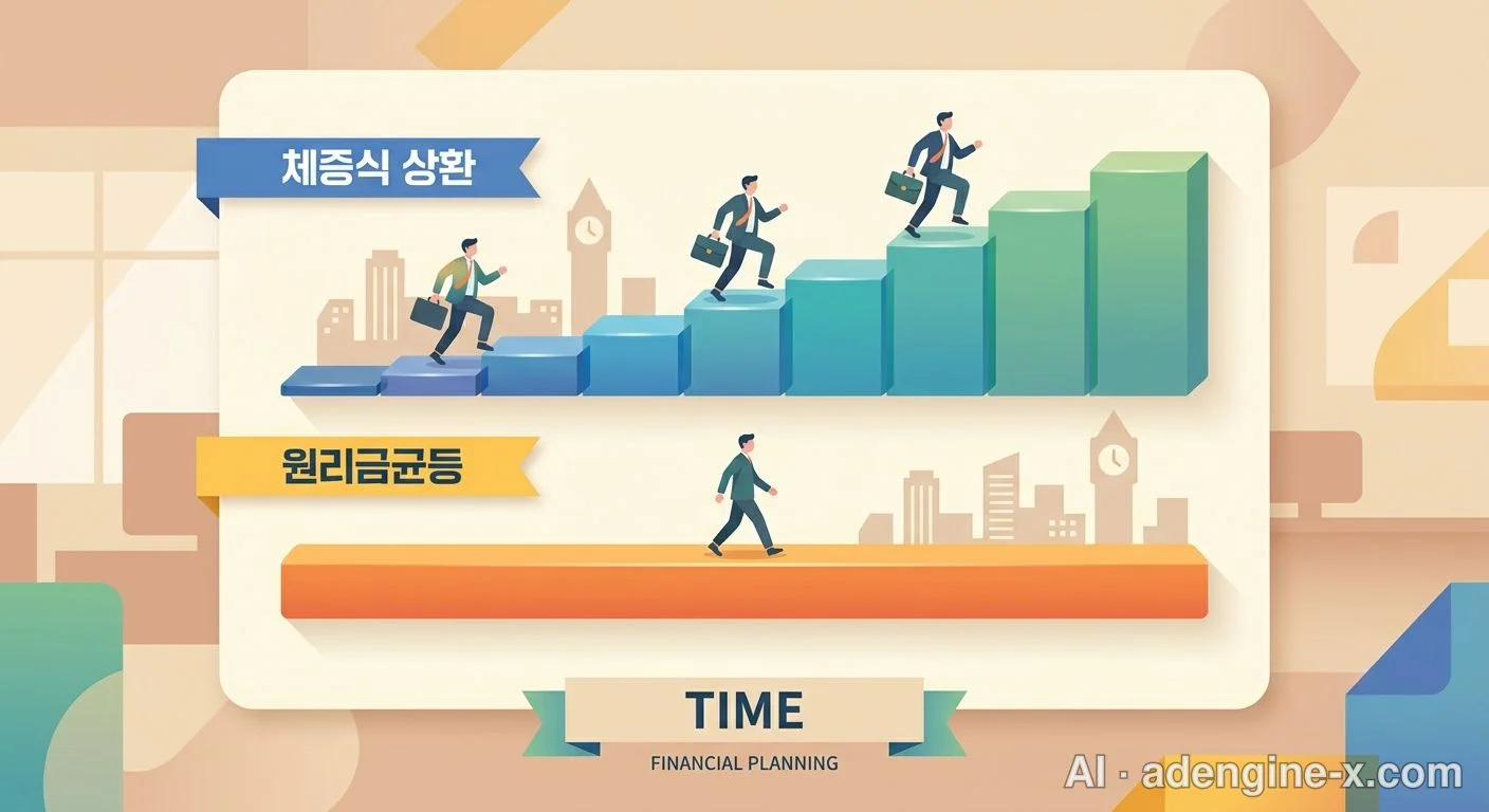 체증식 및 원리금균등 상환 비교 인포그래픽 사진 3