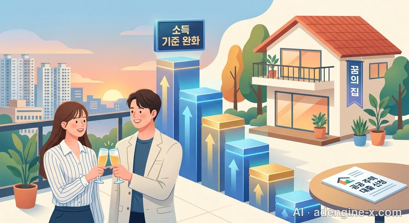 신혼부부 디딤돌대출 소득 요건 완화 사진 1
