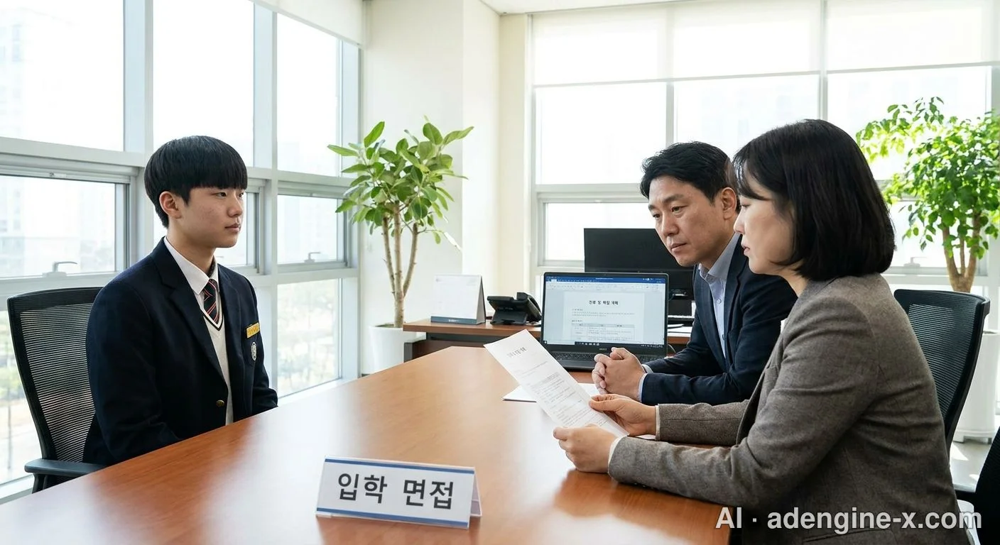 특성화고 입학 면접 사진 2
