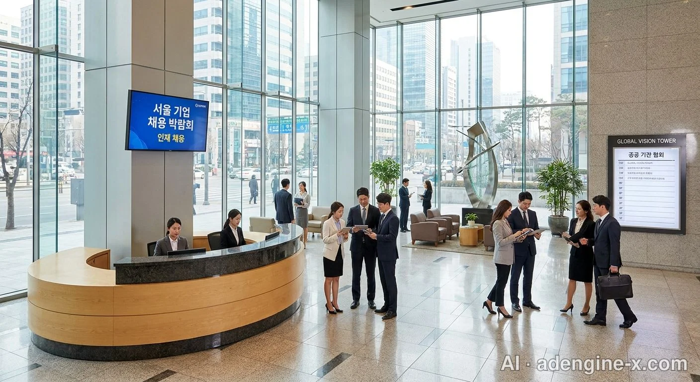 대기업 취업 목표 로비 사진 4