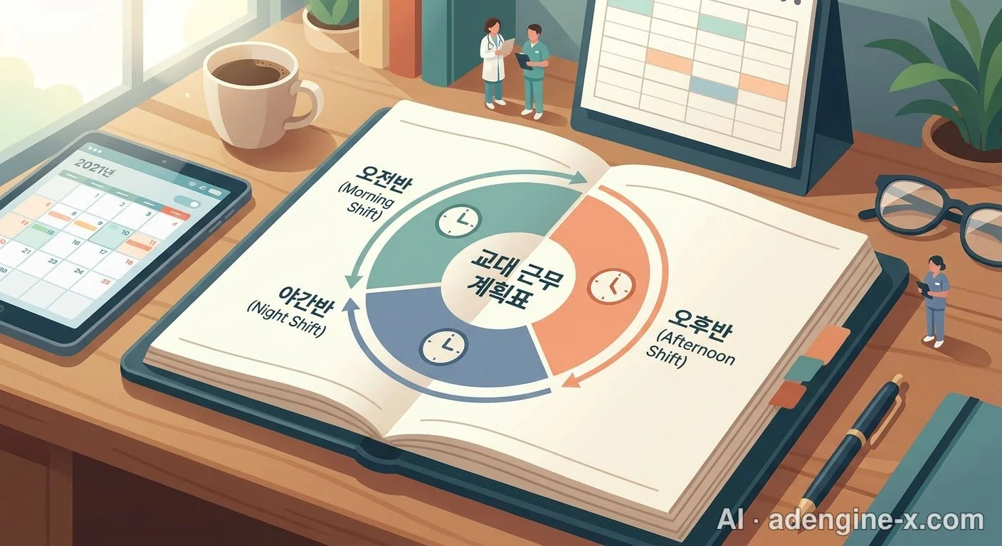 활동지원 교대 근무 계획표 사진 3