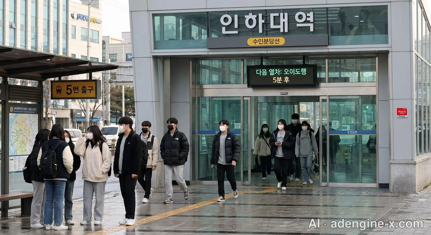 수인분당선 인하대역 5번 출구 사진 6