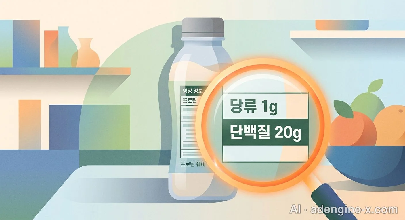단백질 쉐이크 영양성분표 확인 사진 6