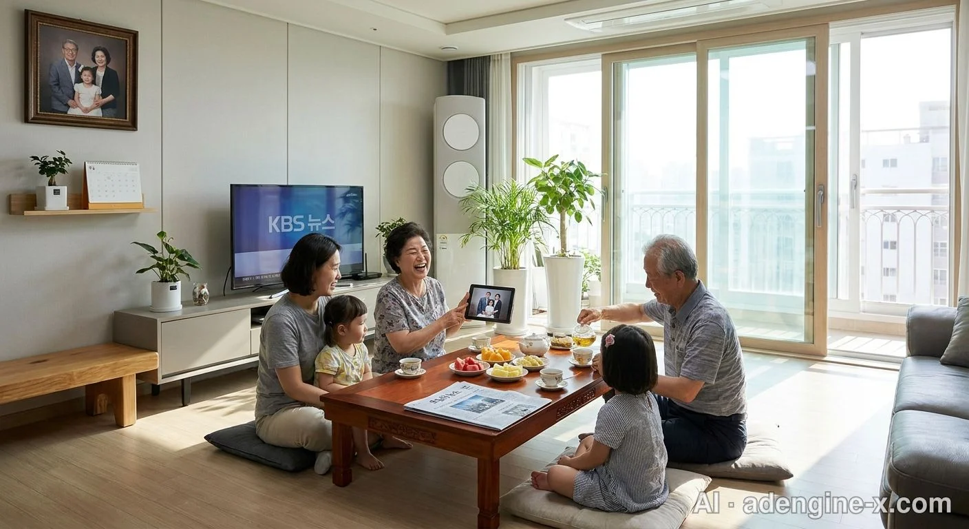 3대 동거 가족 사진 4