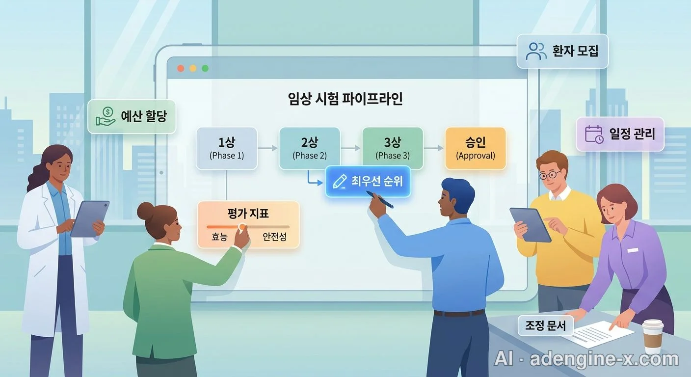 임상 파이프라인 우선순위 조정 사진 4