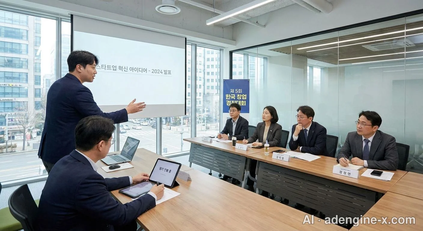 창업 지원금 질의응답 및 발표 사진 6