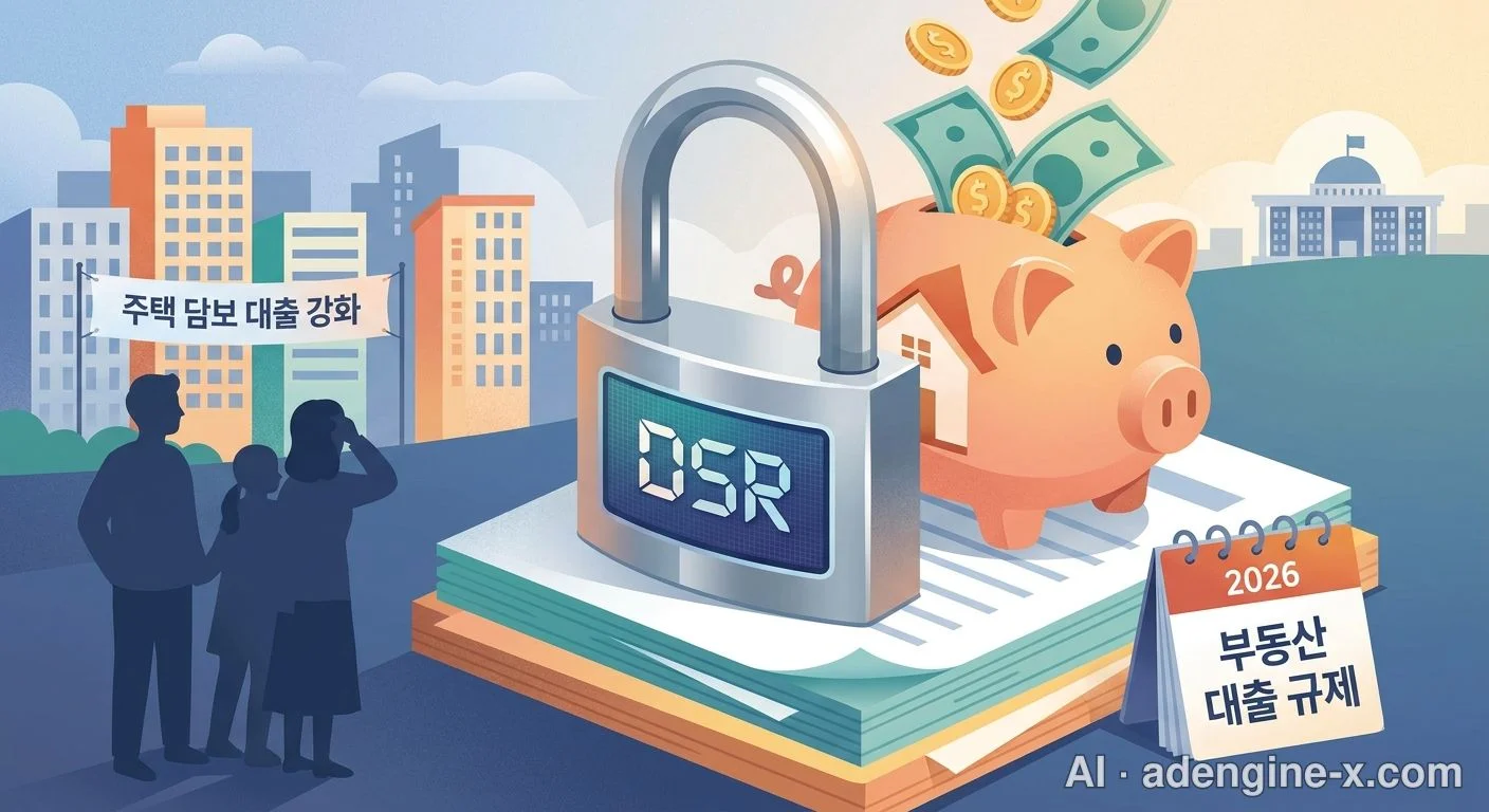 DSR 규제와 부동산 대출 일러스트 사진 1
