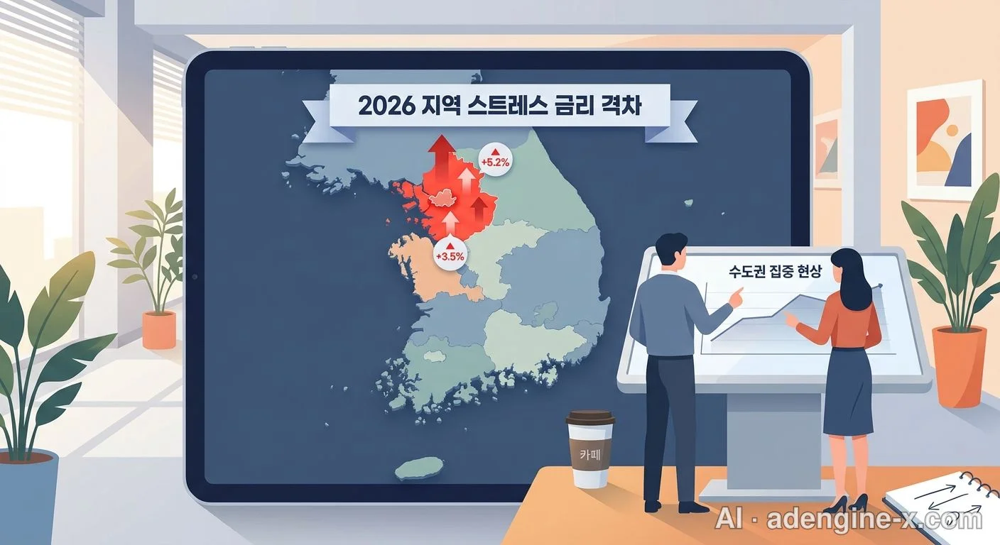 지역별 스트레스 금리 격차 사진 2