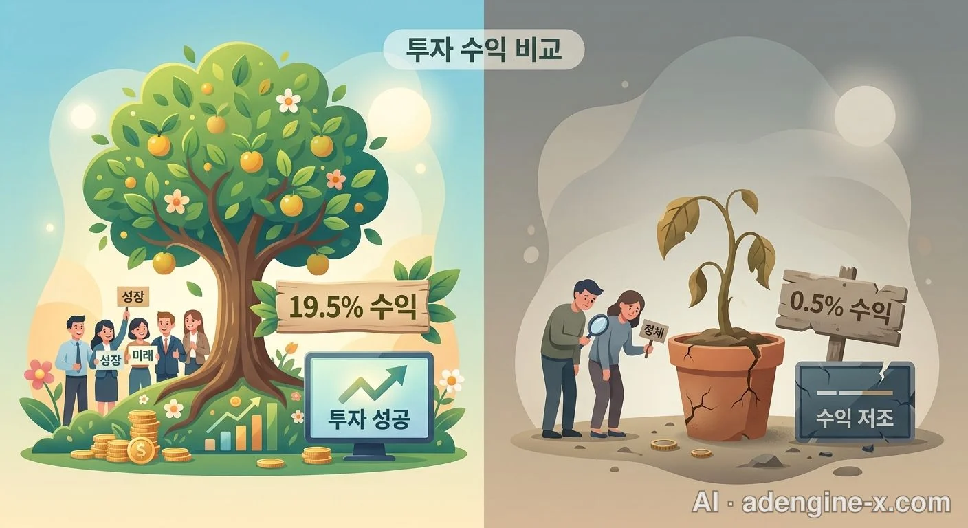 투자 수익률 격차 비교 사진 3