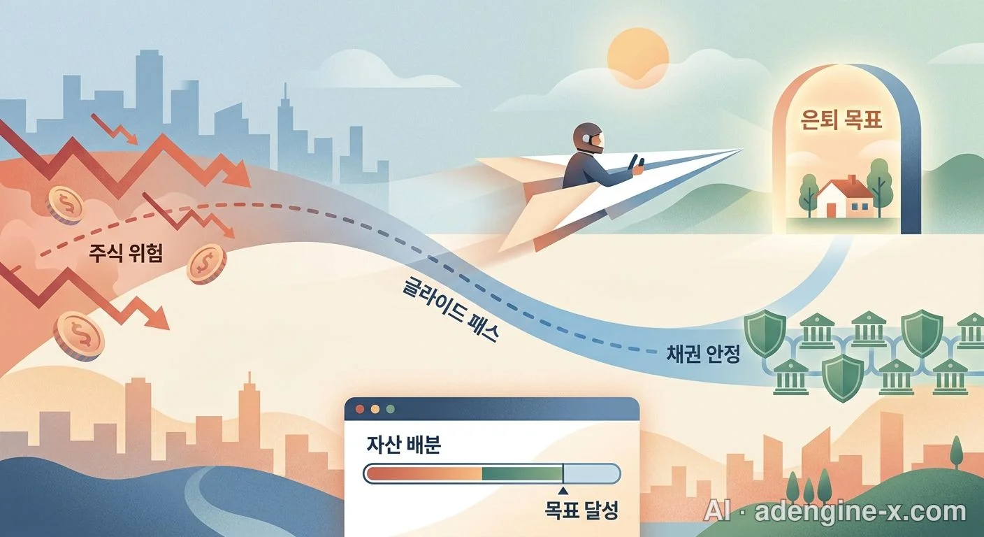TDF 글라이드 패스 개념도 사진 5