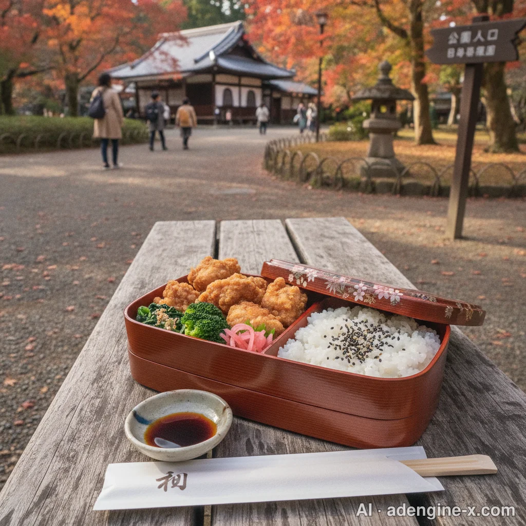 旅の最後に公園で開いた手作り弁当 사진 3