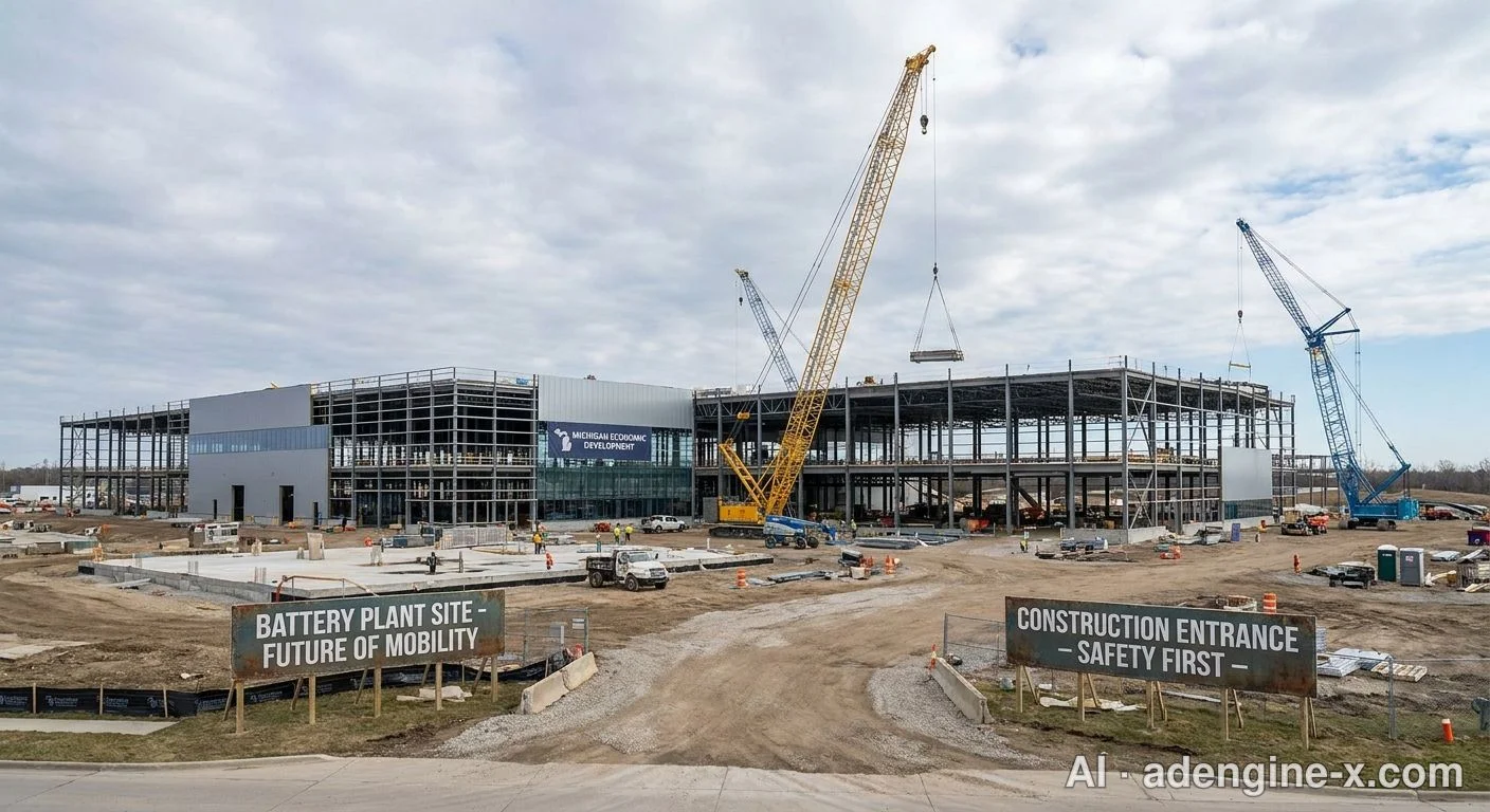 Battery plant construction site 사진 2
