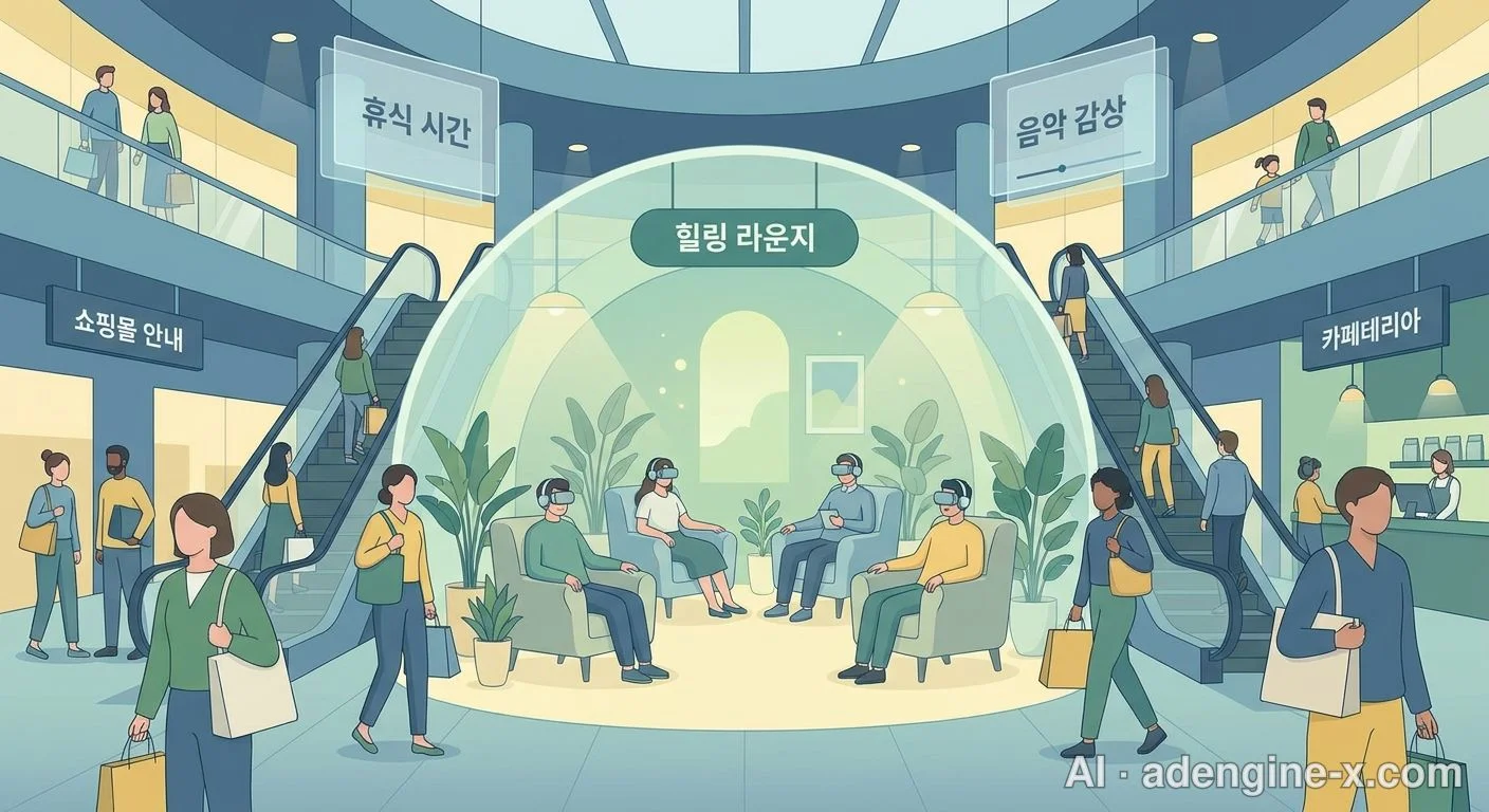 쇼핑몰 내 힐링 라운지 사진 3
