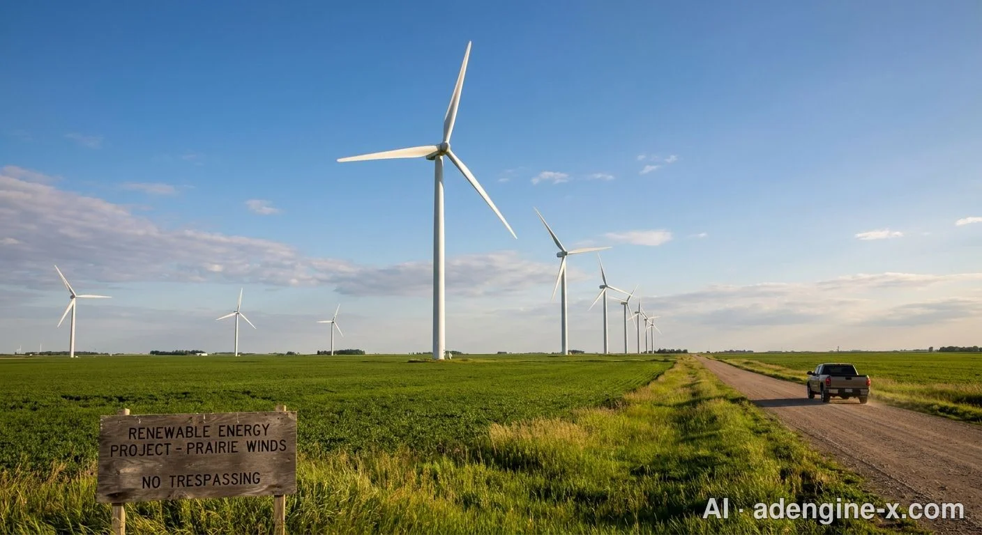 Midwest wind energy farm 사진 5