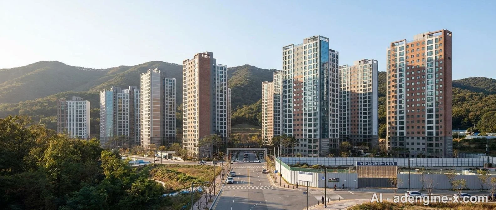 남양주 신도시 아파트 단지 전경 사진 7