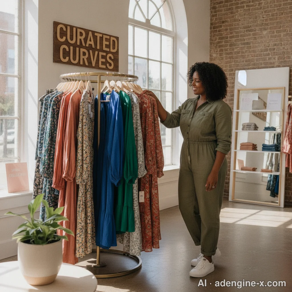 In-store plus-size apparel selection 사진 4
