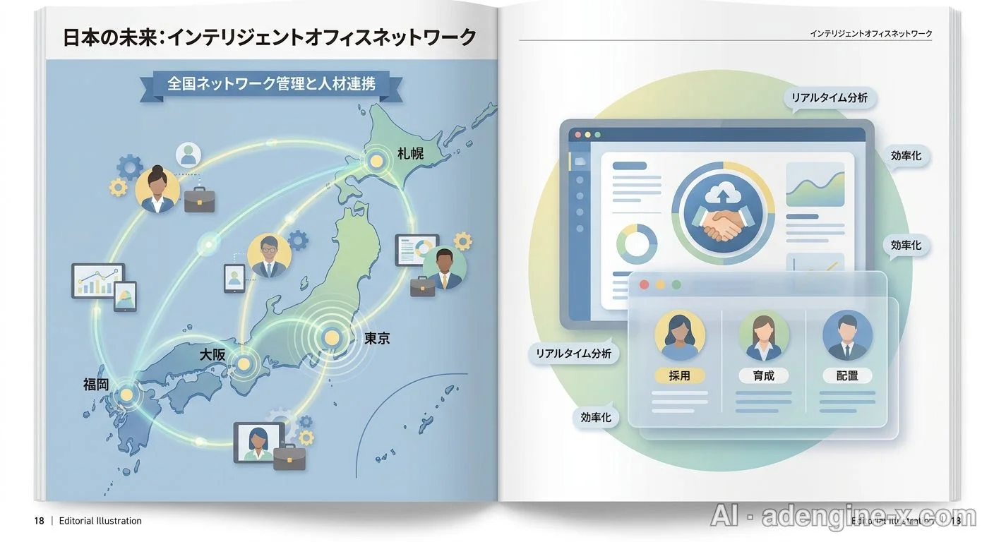 全国ネットワークと人材配置イメージ 사진 2