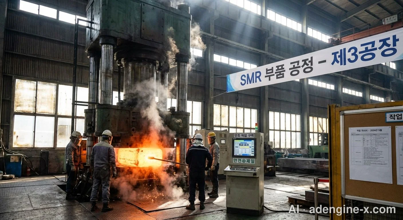 SMR 부품 단조 공정 사진 5