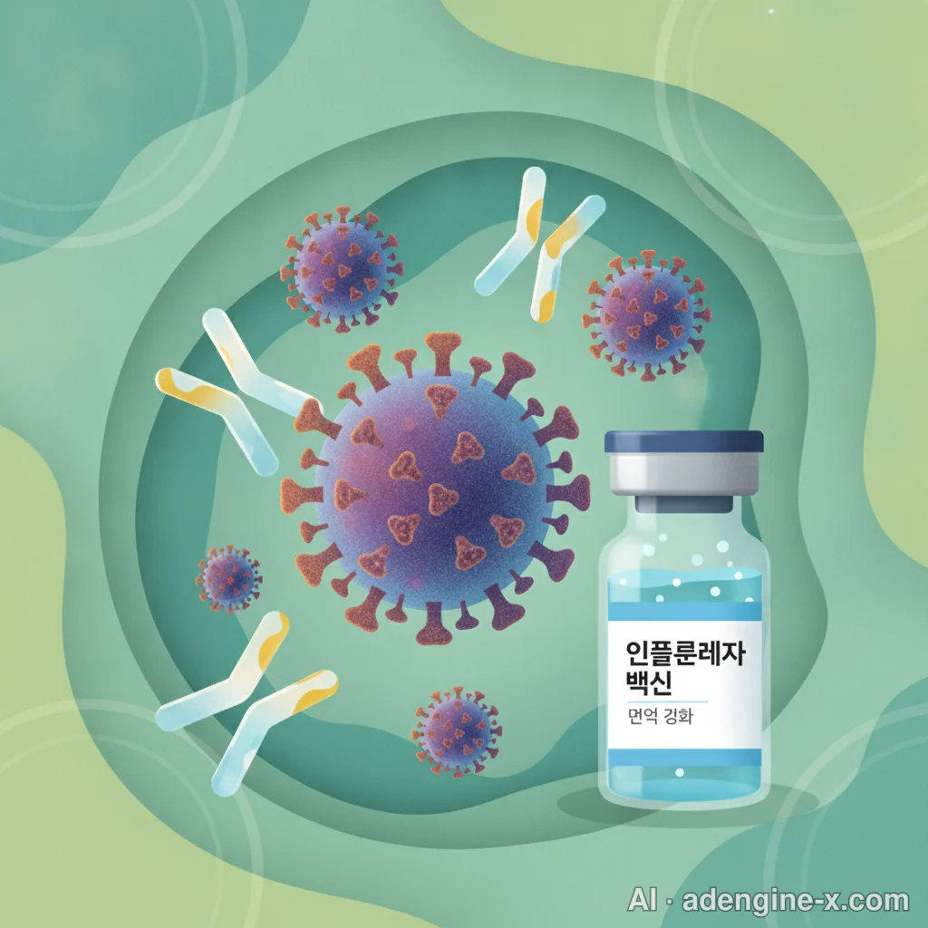 인플루엔자 바이러스와 백신 항체 사진 5