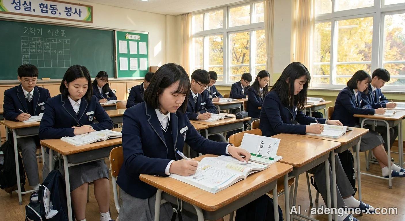 중·고등학교 교실 풍경 사진 2