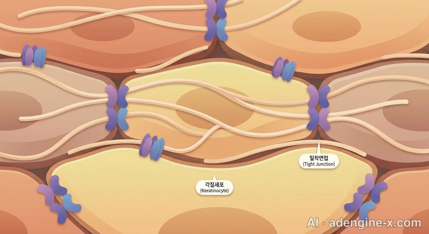 피부 장벽 밀착연접 모식도 사진 4