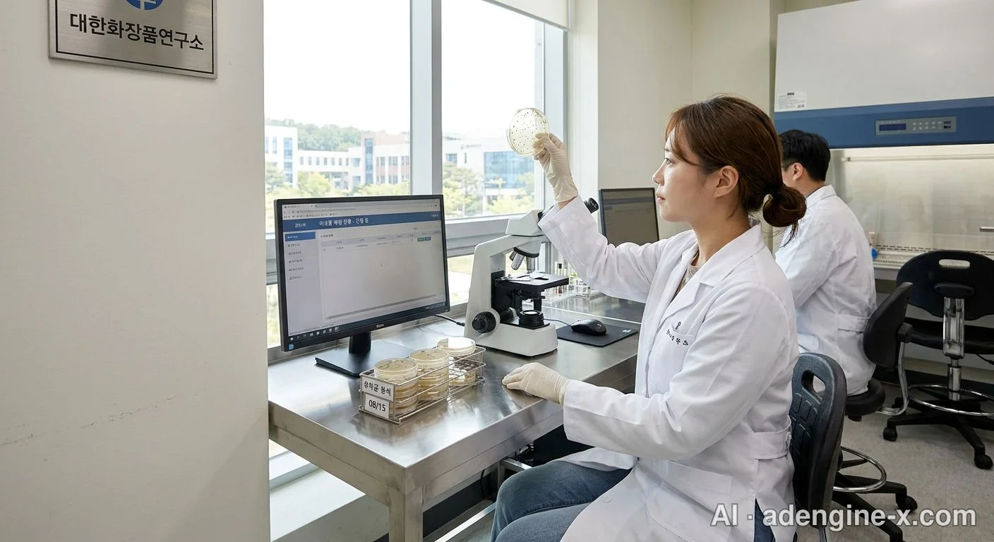 화장품 연구소의 미생물 균주 분석 사진 6