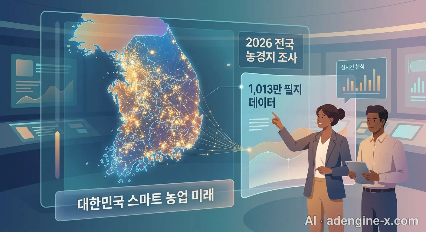 농경지 데이터 분석 디지털 지도 사진 3