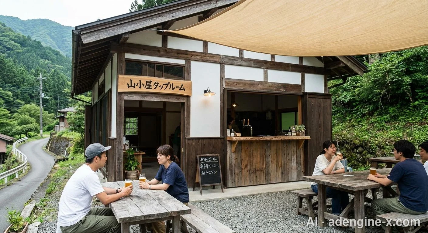 古民家を再生したタップルーム 사진 3