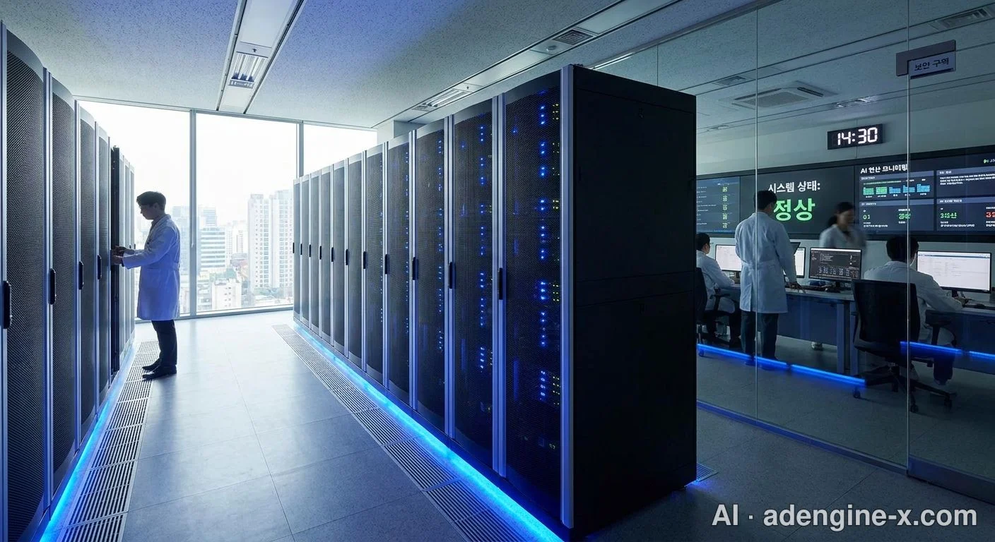 AI 데이터센터 서버룸 사진 8