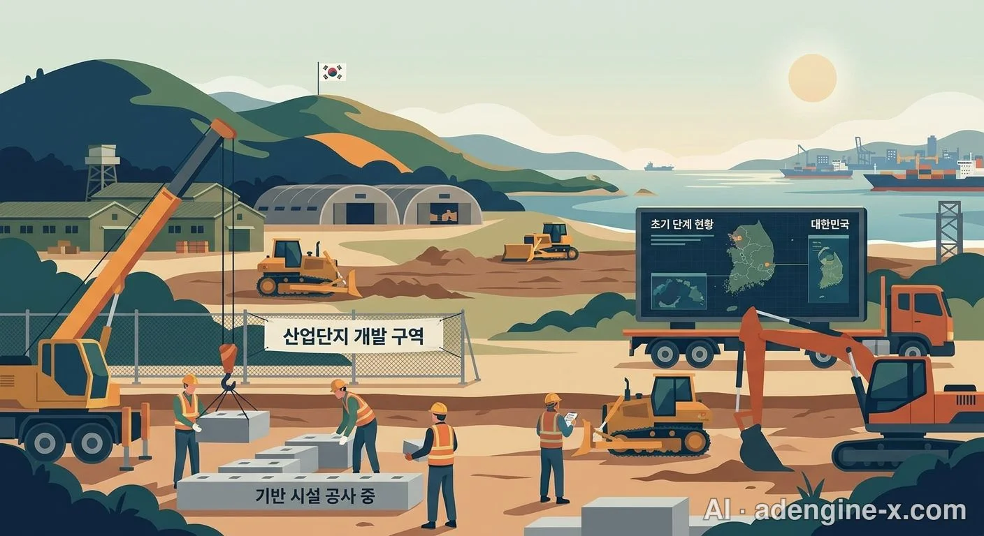 산업단지 부지 기반 시설 공사 사진 7