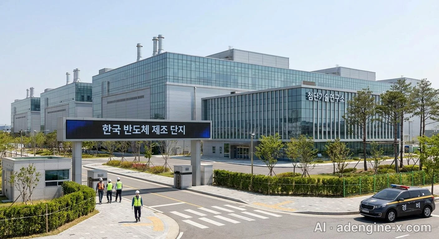 반도체 제조 단지 전경 사진 6