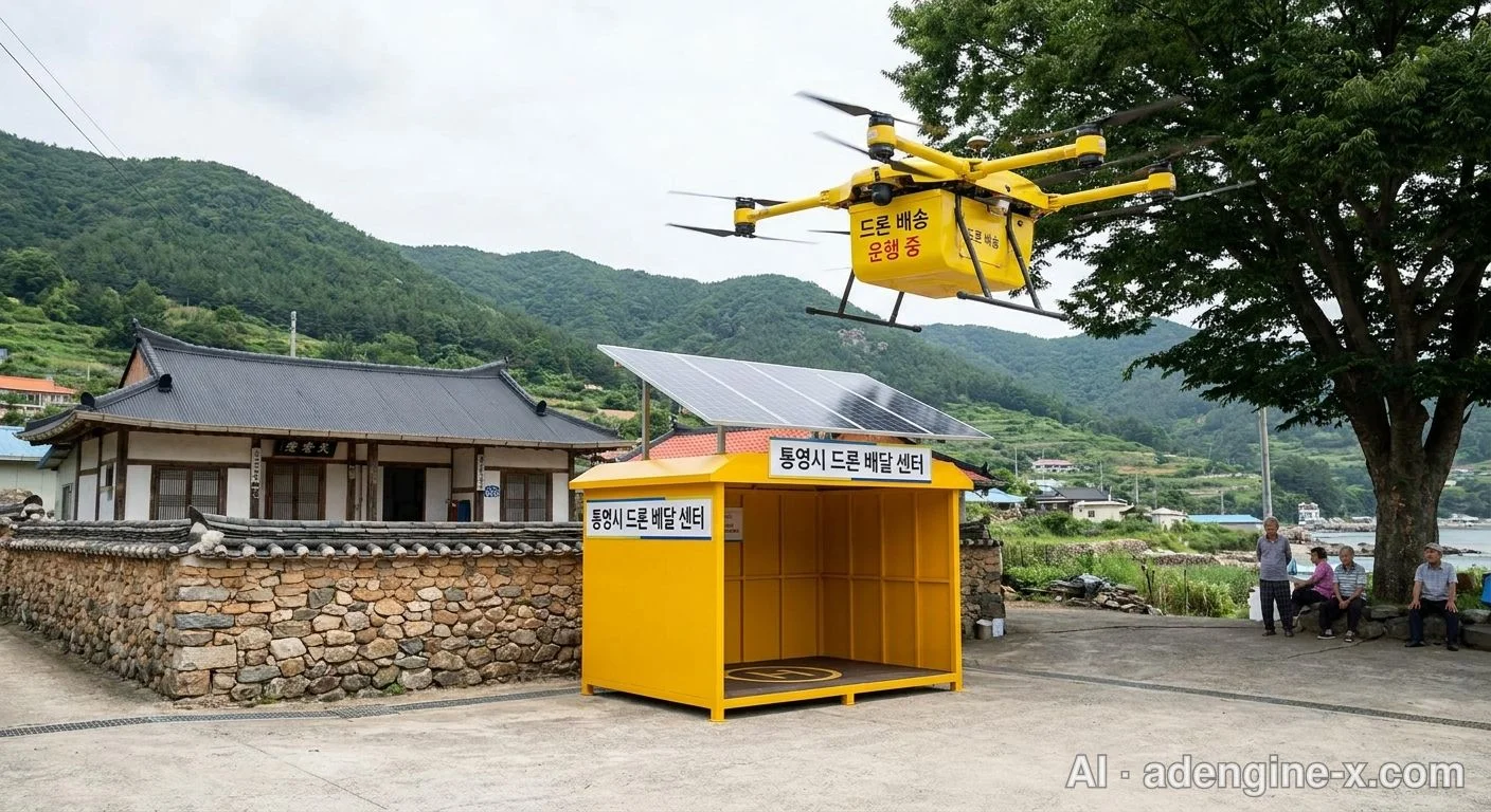 드론 배송 전용 이착륙 쉘터 사진 4