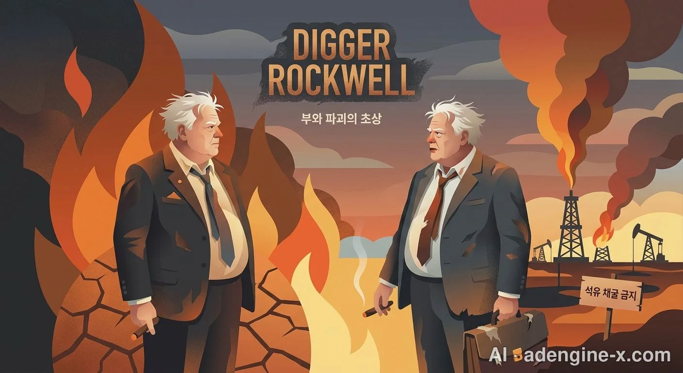 석유 재벌 캐릭터 콘셉트 일러스트 사진 2