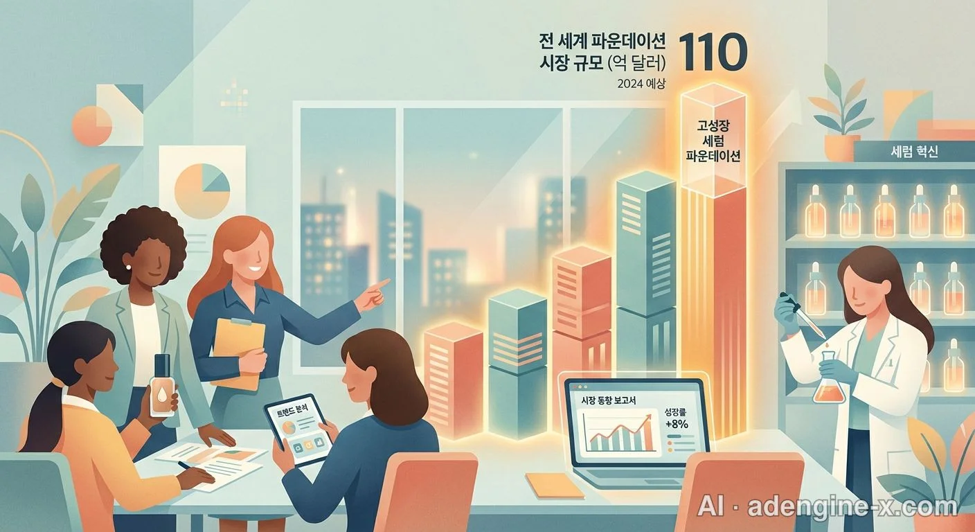 글로벌 파운데이션 시장 성장 전망 사진 3